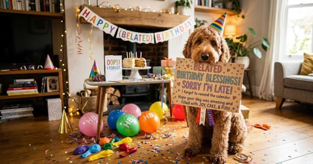 15+ Funny Belated Birthday Blessings to Make Up for a Late Greeting
Funny belated birthday blessings are a great way to turn a late birthday greeting into a fun and memorable moment. Forgetting someone’s birthday or sending your wishes a little late doesn’t mean you can’t make them smile. A playful message can help you apologize without making things too serious while still showing that you care about their special day. Sometimes, a little humor is the perfect way to make up for being late!
In this collection of 15+ funny belated birthday blessings, you’ll find witty, cheerful, and light-hearted messages for friends, family members, coworkers, and loved ones. These wishes are perfect for texts, WhatsApp messages, birthday cards, or social media posts. Whether you blame your calendar, pretend you’re extending their birthday celebrations, or simply use the classic “better late than never,” these funny blessings will help you make them laugh while sending your warmest wishes.
Funny Belated Birthday Blessings
Being late with a birthday wish does not have to be an awkward moment—it can become a chance to share laughter and make the celebration continue a little longer. A playful belated birthday message can turn a missed date into a reason to smile, especially when it is sent to someone who enjoys good humour. A little joke combined with a sincere blessing show that although your timing was not perfect, your care and good wishes are completely genuine. After all, it is never too late to celebrate someone who holds a special place in your life.
These funny belated birthday blessings combine cheerful humour with warm wishes for happiness, good health, success, and countless blessings in the year ahead. They are perfect for friends, siblings, cousins, coworkers, or family members who appreciate playful teasing and understand that your message comes from the heart. Whether you are sending a quick text, a funny WhatsApp message, a birthday card, or a social media post, these greetings help you apologize with a smile while still making the recipient feel appreciated.
The best funny belated birthday wishes focus less on the mistake and more on celebrating the person. A harmless joke about your calendar, busy schedule, forgetfulness, or simply giving them an “extended birthday celebration” can create a fun and memorable message. After the laughter, a sincere blessing for happiness, peace, good health, and success makes the greeting feel thoughtful and meaningful.
May these playful belated birthday messages bring laughter, brighten their day, and remind them that genuine wishes are always appreciated—no matter when they arrive. Sometimes the best birthday surprise is the one that arrives a little late but brings an extra reason to smile.
Birthdays are more than just a yearly celebration—they're an opportunity to remind the people we care about how much they mean to us. A thoughtful birthday blessing, whether short and simple or heartfelt and deeply personal, can brighten someone's day and leave a lasting impression. The most meaningful birthday wishes aren't defined by fancy words or long messages but by the love, sincerity, and genuine care behind them.
Throughout this collection of birthday blessings and wishes, you've discovered messages for family members, friends, loved ones, coworkers, and every special relationship in between. Whether you're looking for a heartfelt birthday prayer, an inspirational blessing, a funny birthday wish, or a meaningful message for someone special, the perfect words are those that reflect your unique relationship and celebrate the person you are honouring.
Feel free to personalize any of these birthday blessings by adding the recipient's name, recalling a cherished memory, or including a sincere compliment that reflects their character. Even the smallest personal touch can transform a beautiful message into one they'll treasure for years to come. A birthday greeting written from the heart has the power to strengthen relationships, encourage someone through a difficult season, and remind them how deeply they are loved and appreciated.
Whether you're sending a quick text message, writing in a birthday card, posting on social media, or offering a heartfelt prayer, let your words be filled with kindness, hope, and encouragement. May every birthday blessing you share bring joy, inspire gratitude, and remind the recipient that another year of life is a precious gift worth celebrating. After all, the greatest birthday wishes are the ones that make someone feel remembered, valued, and truly loved—not only on their birthday but throughout the year ahead.
1. My birthday wish took the scenic route, but it finally reached you.
2. I’m not late. I’m helping you extend the celebration.
3. Your birthday deserved more than one day, so I waited.
4. May your birthday celebrations last so long that my late wishes technically still count! Happy Belated Birthday!
5. May God bless you with happiness, good health, and the patience to forgive me for forgetting your birthday!
6. May your year be filled with cake, laughter, success, and friends who remember your birthday on time—unlike me!
7. May this belated birthday wish arrive with an apology, a big smile, and absolutely no excuse for being this late!
8. May you enjoy another amazing year of life, and may your calendar remind me of your birthday next time!
9. May God bless you with another wonderful year. I would have wished you earlier, but I wanted to make sure everyone else got there first!
10. May your birthday have been fantastic, even though my greeting decided to take the scenic route!
11. May you forgive my late birthday wishes and accept them as an extension of your special day. You’re welcome!
12. May your new year of life be filled with happiness, success, and fewer people who forget your birthday—including me!
13. May your birthday cake have been delicious, your gifts amazing, and your celebration unforgettable. Sorry I arrived at the party after the candles were gone!
14. May this late birthday message prove that I didn’t forget you completely—I just temporarily lost track of time!
15. May God bless you with endless happiness and another year of wonderful memories. Consider this a birthday wish with express delivery… just slightly delayed!
16. May you stay young, happy, and forgiving enough to overlook my terrible birthday timing. Happy Belated Birthday!
17. May your year ahead be brighter than your birthday candles and may my next birthday greeting arrive before your next birthday!
18. May all your birthday wishes would come true, even though mine took a little extra time to reach you. Better late than never!
19. May your birthday celebrations continue until I’m officially forgiven for being late. Until then, Happy Belated Birthday!
20. May God bless you with love, laughter, success, and the ability to laugh at my terrible sense of timing. Wishing you a very Happy Belated Birthday!
FAQs
What are some very funny belated birthday wishes?
1. “I didn’t forget your birthday—I simply wanted to make your celebration last longer!”
2. “Happy Belated Birthday! My wishes took the scenic route, but they finally arrived!”
3. “Sorry I’m late! I was busy preparing the perfect excuse. Clearly, I needed more time!”
4. “Your birthday may be over, but my ability to forget important dates is still going strong!”
How do you say happy birthday in a silly way funny?
1. “Happy Level-Up Day! You’ve officially unlocked another year!”
2. “Congrats on surviving another trip around the sun!”
3. “Happy Birthday! Don’t worry about getting older—you’re just becoming a classic!”
4. “Another year older, another year closer to becoming a professional napper!”
How to say happy belated birthday in a unique way?
“Your birthday wishes may be late, but they’re coming with extra love, laughter, and good vibes. I hope your special day was amazing, and may the year ahead be even better. Happy Belated Birthday!”
What are some beautiful belated happy birthday wishes?
“I may have missed your special day, but I could never miss the opportunity to wish you happiness. May God bless you with good health, peace, success, love, and countless beautiful moments throughout the year ahead. Happy Belated Birthday!”
What can I say instead of “belated happy birthday”?
Try these alternatives:
1. “Sending you my warmest birthday wishes, even if they’re a little late!”
2. “I hope your birthday was as wonderful as you are!”
3. “Wishing you continued happiness in your new year of life!”
4. “Sorry I missed your special day—sending you lots of love and blessings!”
5. “Better late than never! Wishing you an incredible year ahead!”
6. “Extending the birthday celebration with my very best wishes!”
