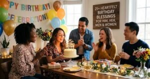 25+ Heartfelt Birthday Blessings for Him, Her, Men & Women